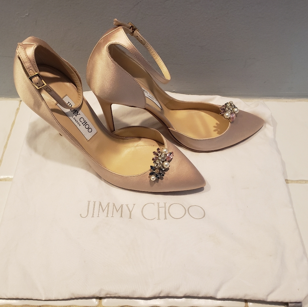 Jimmy Choo Soft Pink/Champagne Pink Heels